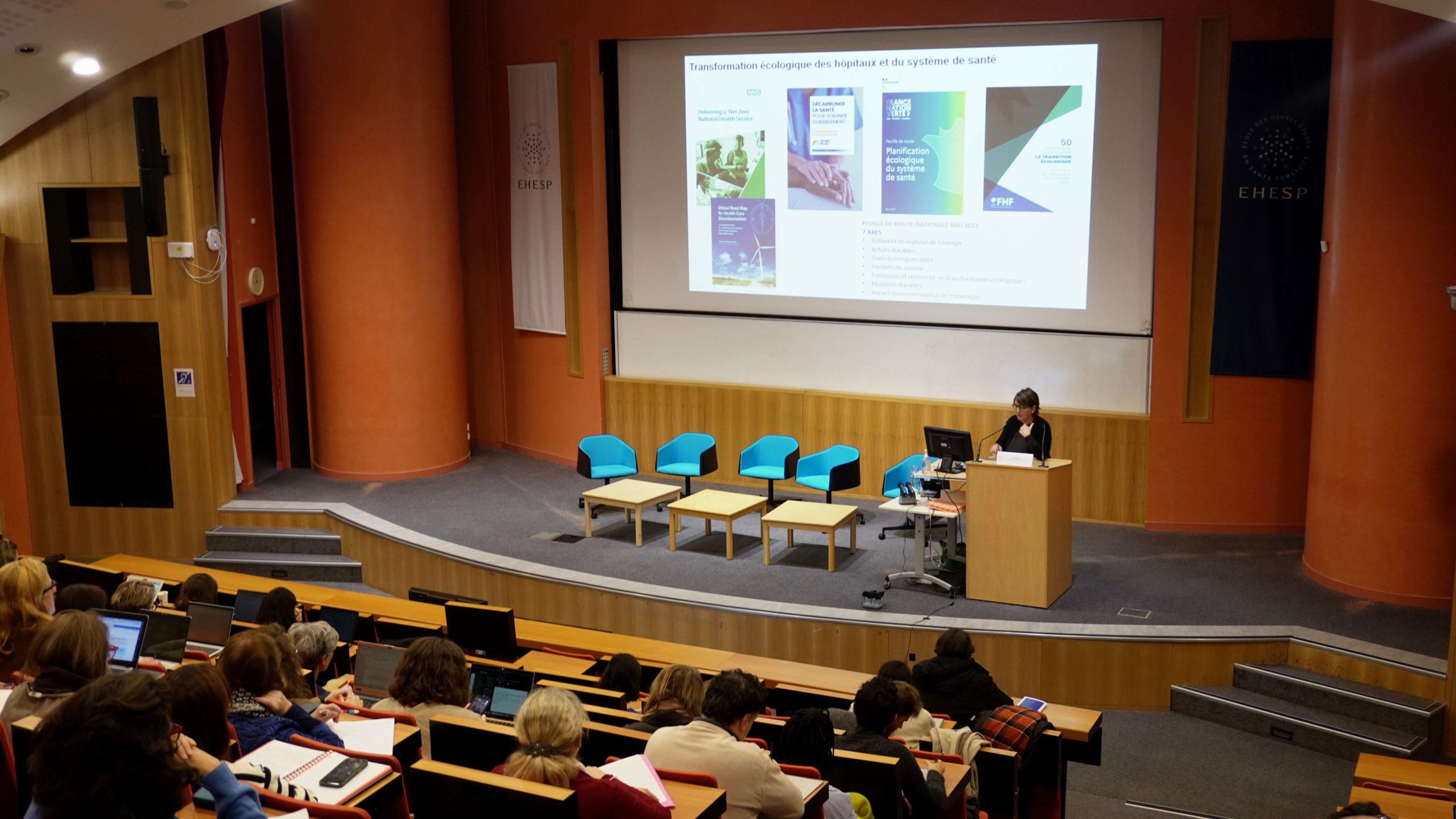 25 janvier 2024 – EHESP-I au forum international de l’Ecole: intervention sur les enjeux de transformation écologique et résilience des établissements de santé